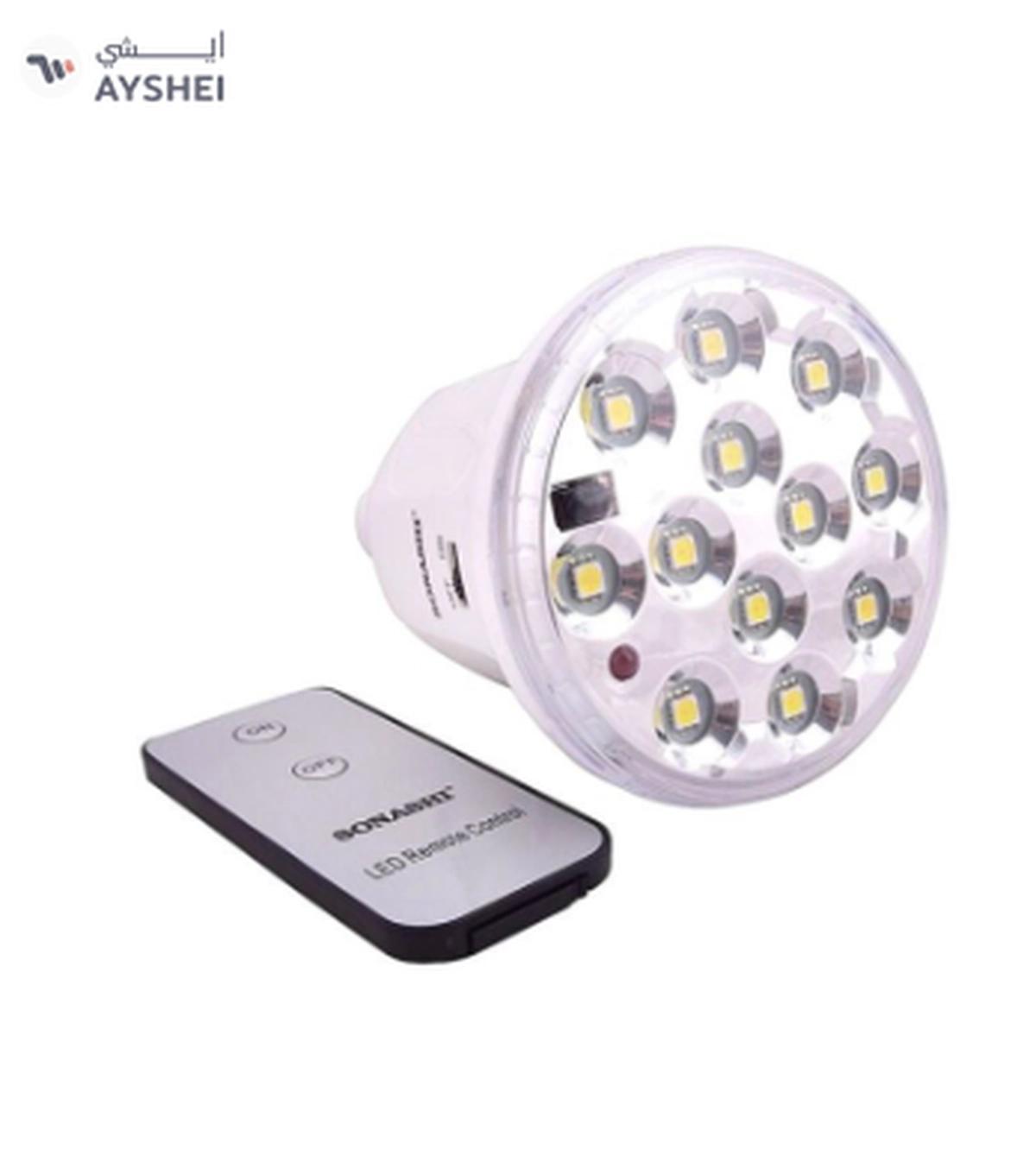 Sonashi Rechargeable LED Bulb Super Bright LED Lights with Continuous Working of 25 Hours Remote-0-0