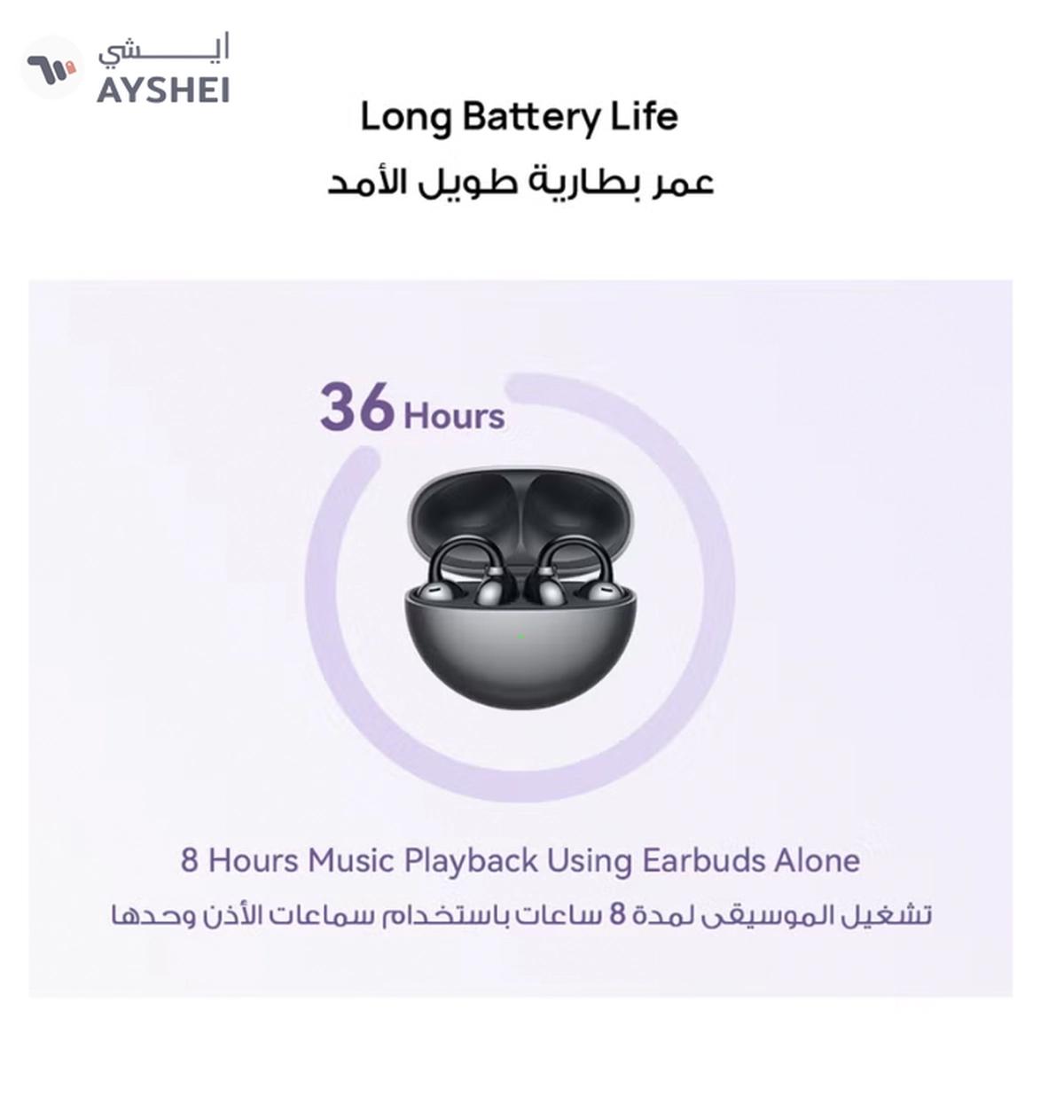 HUAWEI FreeClip Wireless Earphones, Bluetooth Earbuds-2-2