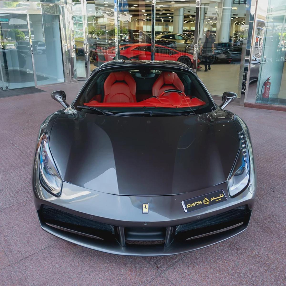 2018 FERRARI 488 SPIDER GCC DONE ONLY 26,000KM( FULL SERVICE HISTORY)-8-8