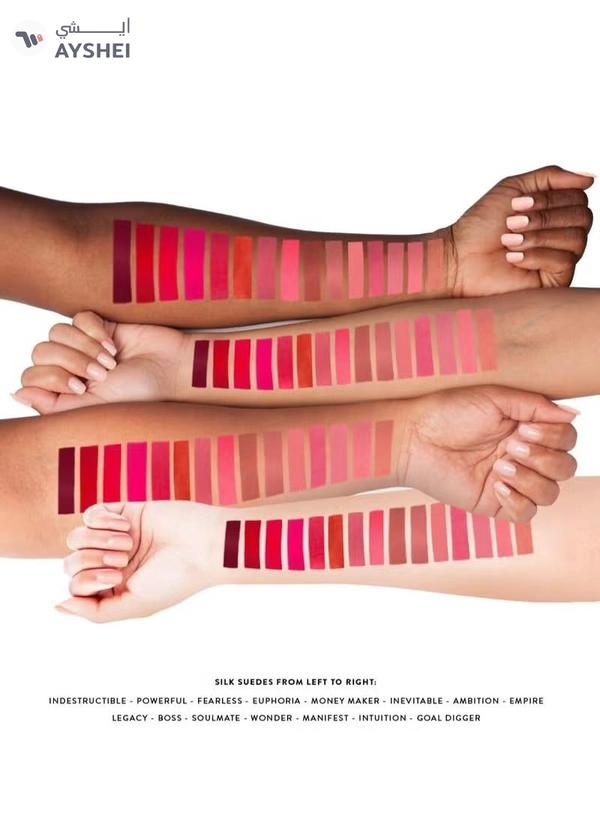 NATASHA MOOR Silk Suede Lipstick: Long-Lasting, Hydrating Semi-Matte Finish