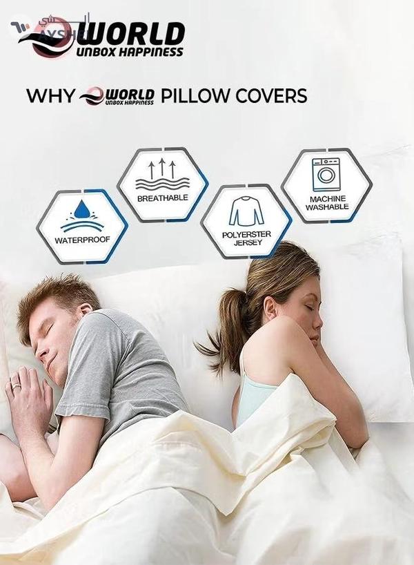 Eworld Waterproof White Body Pillow Protectors