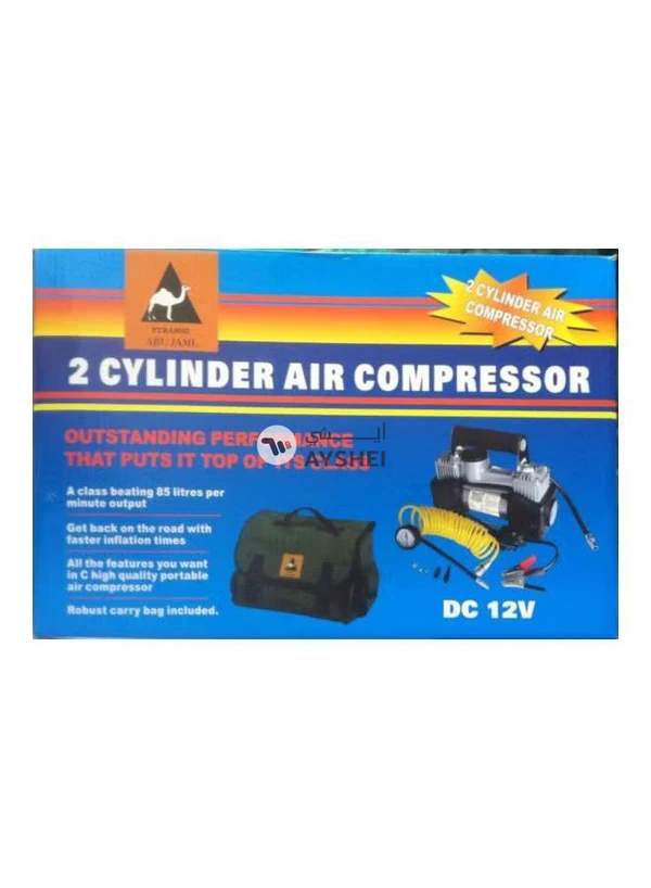 Generic Car Dual Cylinder Air Compressor
