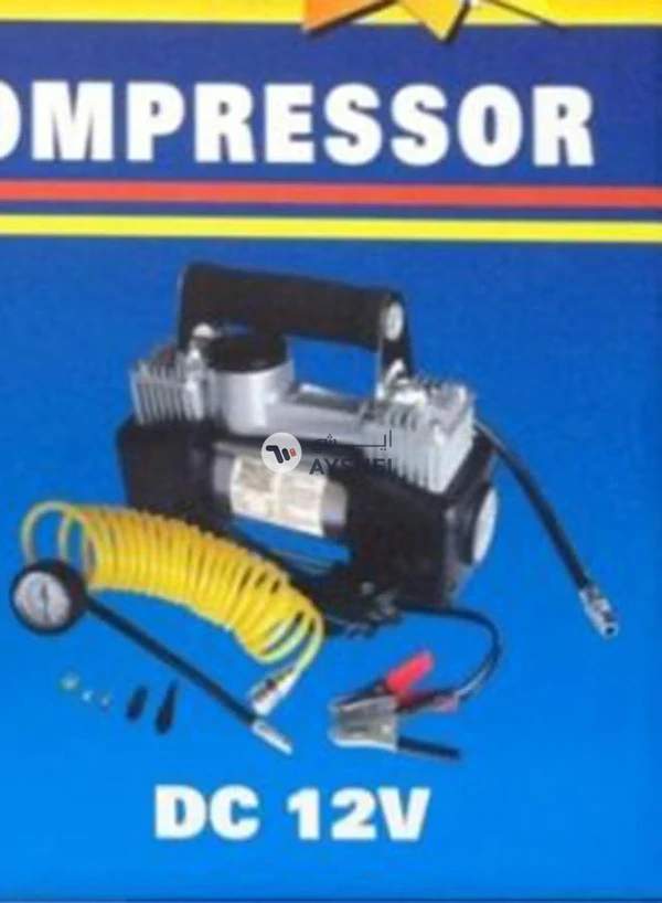 Generic Car Dual Cylinder Air Compressor