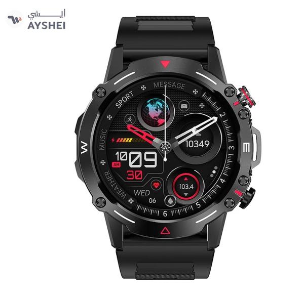 ARMFIT Hulk Smartwatch For Men, AMOLED Always On Display Bluetooth Calling Waterproof Fitness Watches Compatible With Android iOS Black