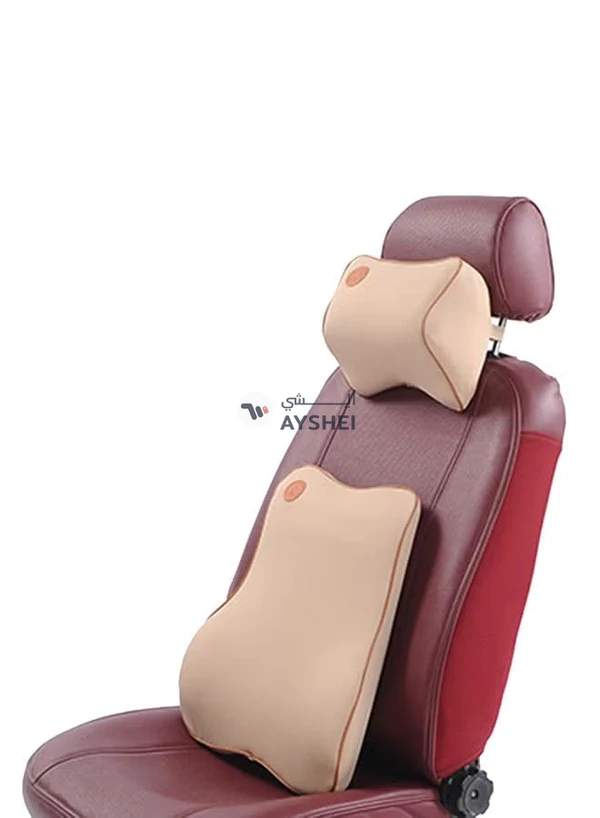 Generic Premium Memory Car Lumbar Support Cushion Set