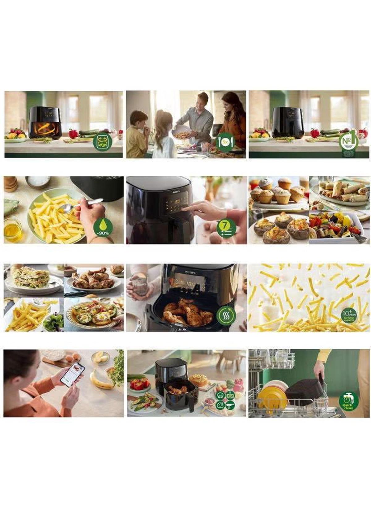 Philips Essential XL Air Fryer 6.2 L-5-5
