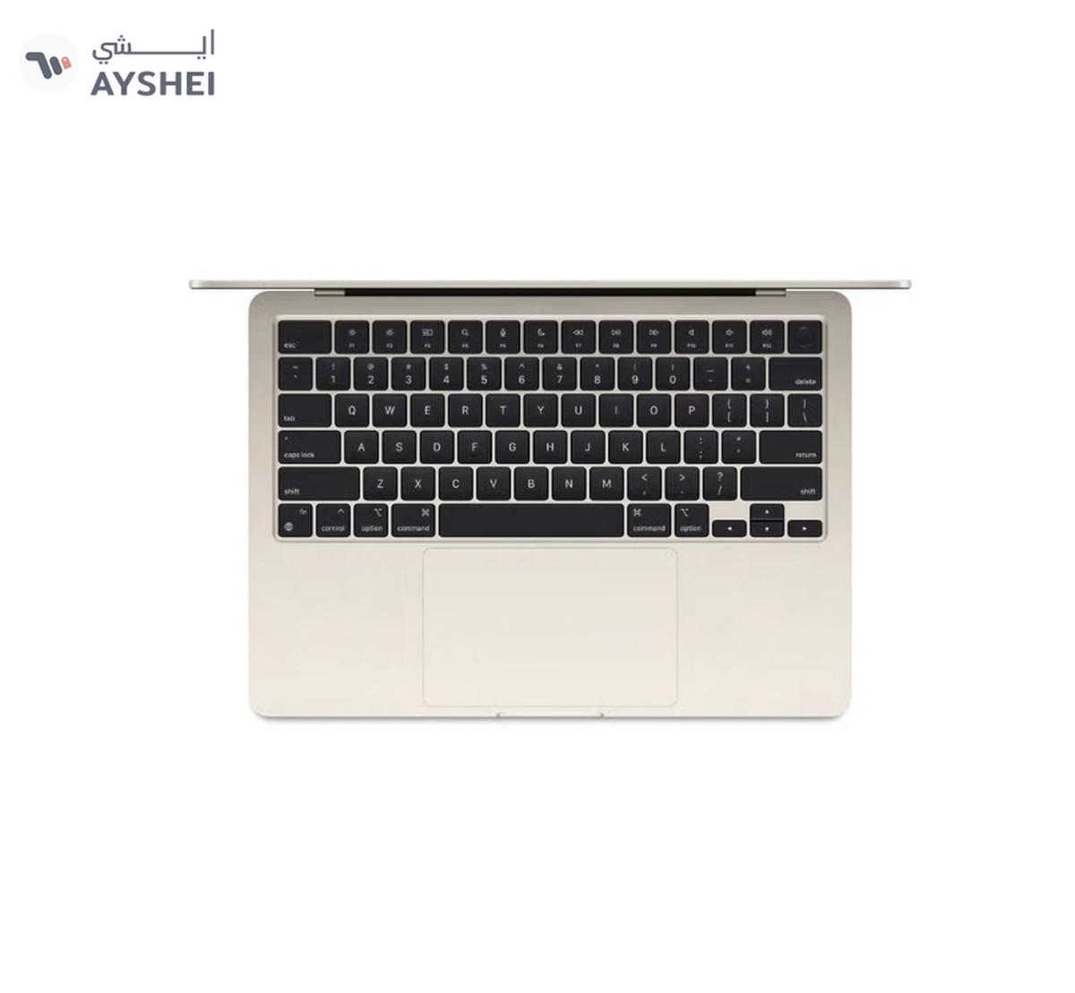 Apple New 2025 MacBook Air MW0Y3 13-Inch Display, Apple M4 Chip 10-Core CPU 8-Core GPU Processor/16GB RAM/256GB SSD/macOS(International Version) English Starlight-3-3