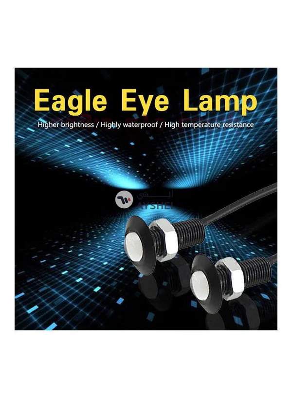 Generic 8-Piece 18mm Eagle Eye LED Bulb DRL Light Set