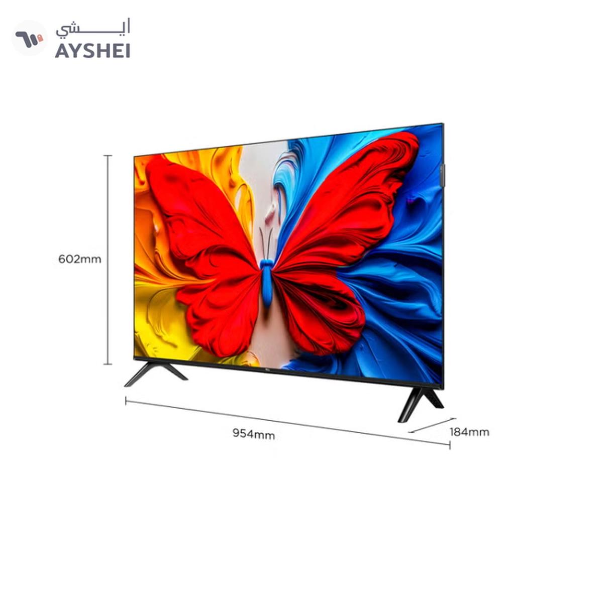 TCL 43 Inch Smart TV QLED HDR 10 Google TV, Dolby Audio, Game Mode, Multiple Eye Care with Slim Design, 60Hz, (2025 Model), 43S5K Black-5-5