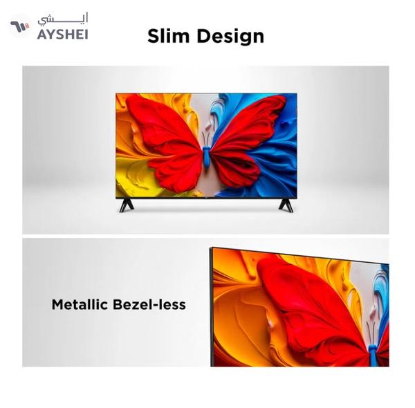 TCL 43 Inch Smart TV QLED HDR 10 Google TV, Dolby Audio, Game Mode, Multiple Eye Care with Slim Design, 60Hz, (2025 Model), 43S5K Black