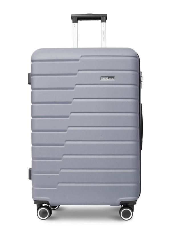 PARAJOHN Beta Cabin Size Lightweigh ABS Hardside Spinner Luggage Trolley -20 Inch Silver