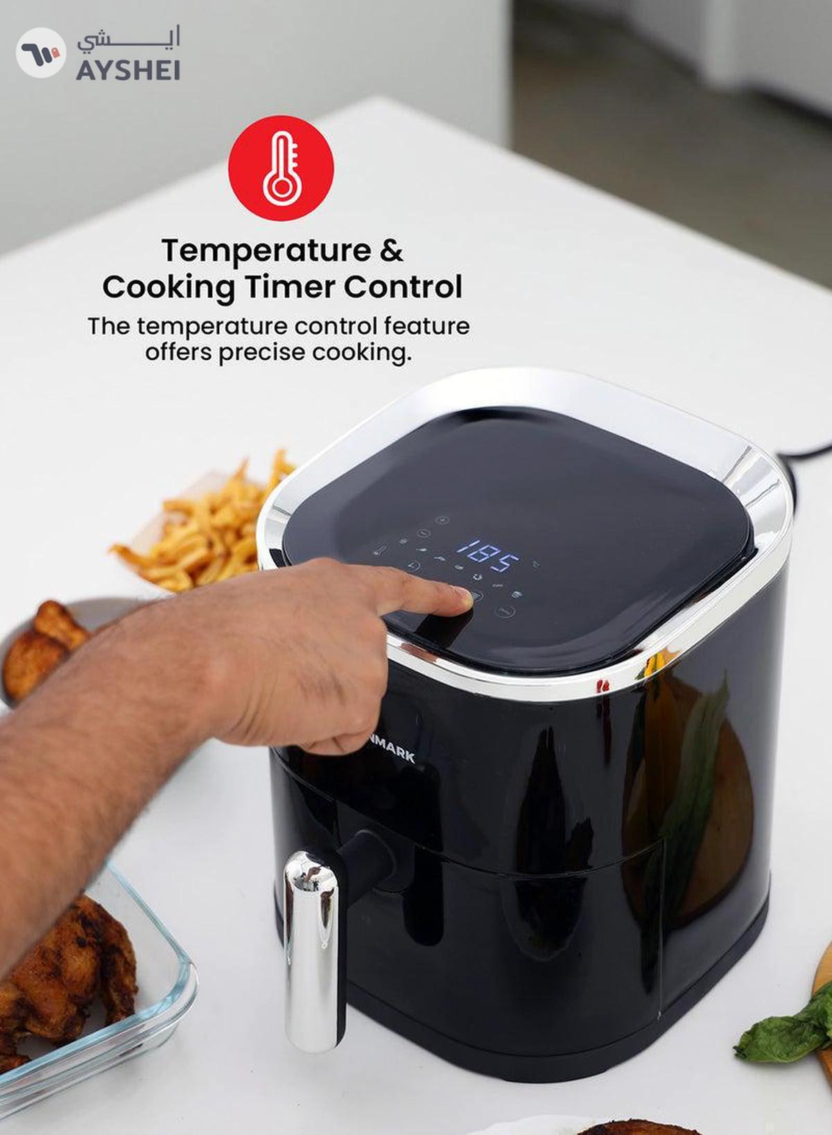 Olsenmark 3.5L Digital Air Fryer – Oil-Free Healthy Cooking with Non-Stick Pot & Tray-1-1