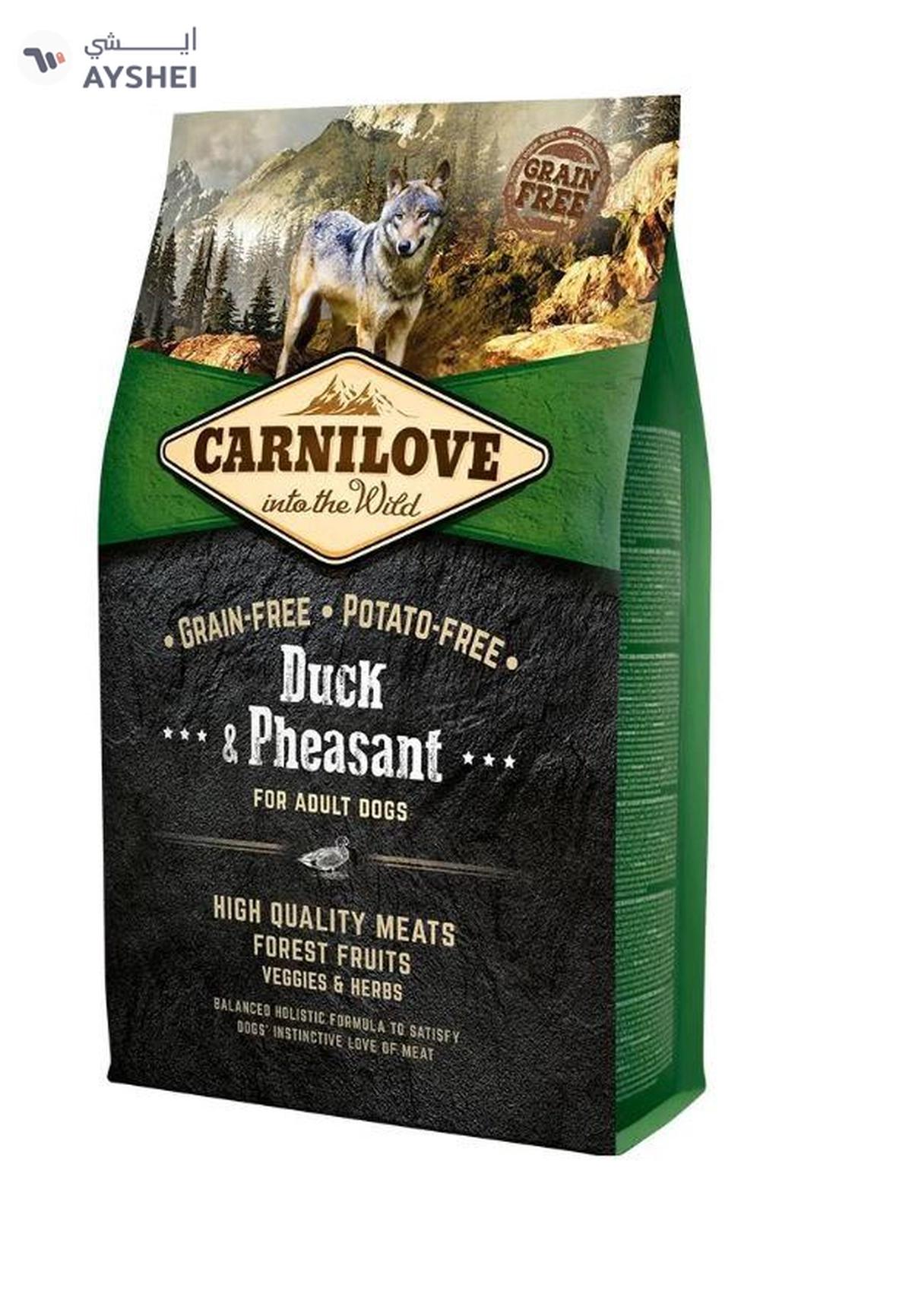 Carnilove Duck & Pheasant For Adult Dogs 4kg-0-portrait