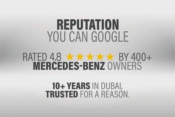 0% Downpayment | Mercedes-Benz 5 Years Warranty | AED 2,802 P/M