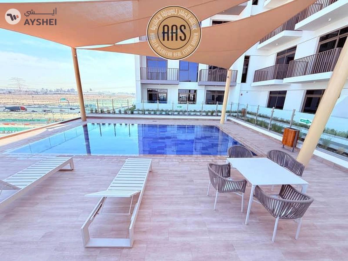 Chiller free brand new studio with kitchen appliances in Al furjan Dubai-0-landscape