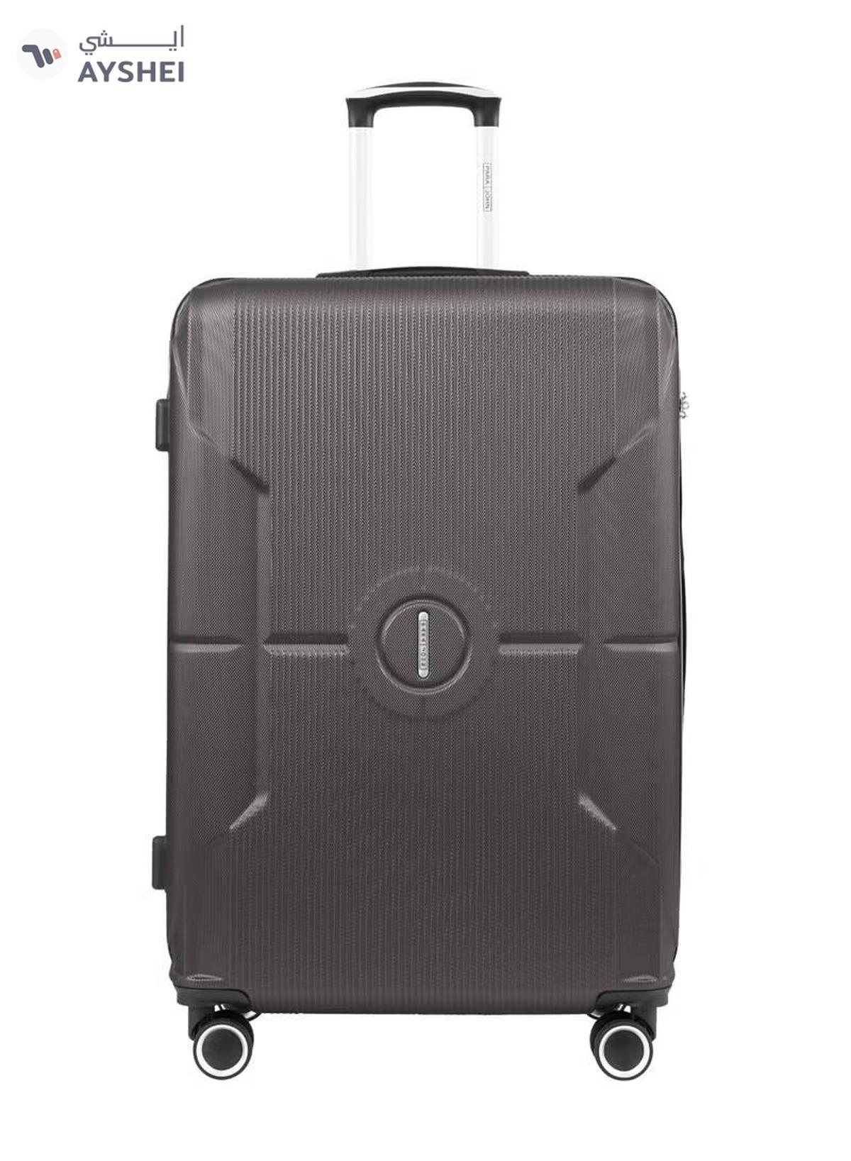 PARAJOHN Cabin Size Lightweight ABS Hardside Spinner Luggage Trolley -20 Inch | Carrying 10KG 8 Wheel Hardshell Suitcase-Grey-0-portrait