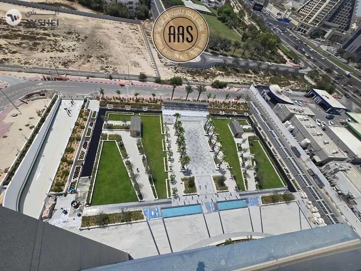 Burj khailfa view maidroom 2bhk 3baths in 135k balcony wardrobes 1parking free-5-5