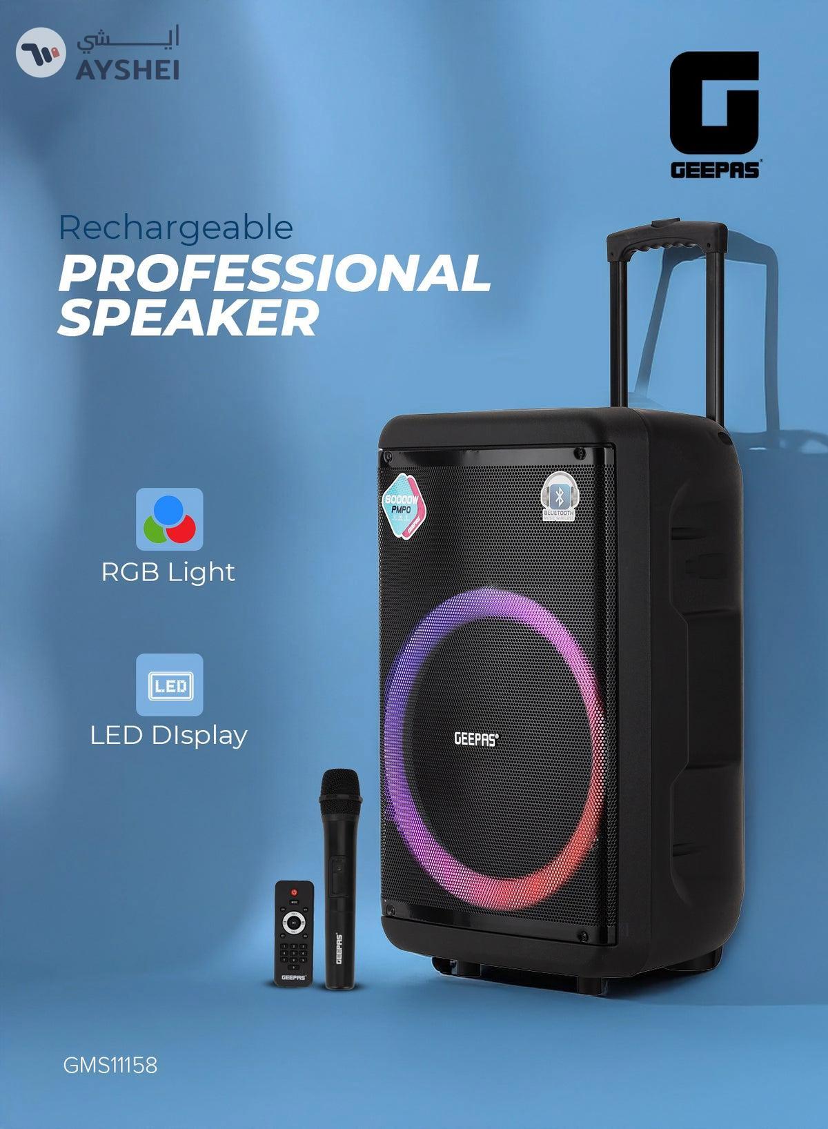GEEPAS Rechargeable and Professional Trolley Speaker-0-portrait