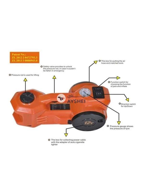 Generic 2 In 1 Air compressor With Hydraulic Jack