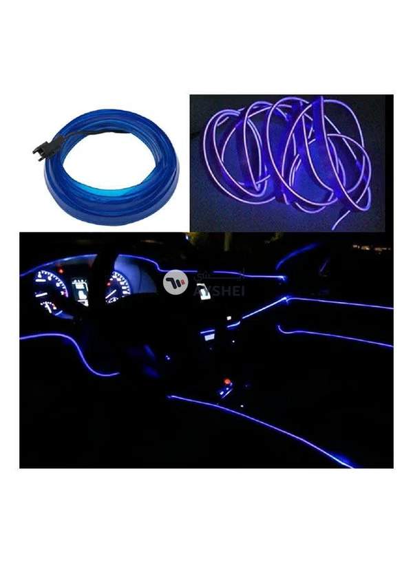 Generic Car Interior Decoration Lighting Lights Led Strip Neon Wire With Cigarette Lighter Adapter