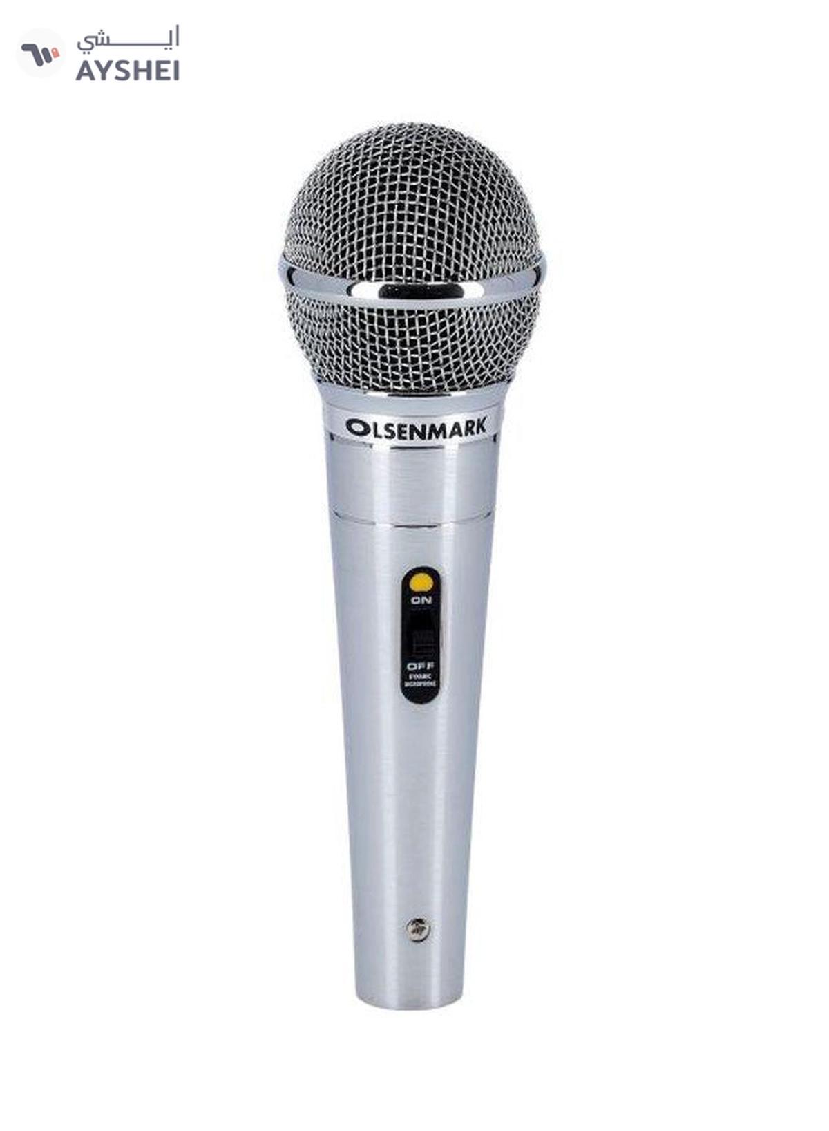 Olsenmark Dynamic Microphone OMMP1215 Silver/Grey-0-0