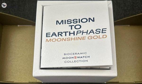 OMEGA X SWATCH BIOCERAMIC MOONSWATCH - MISSION TO EARTHPHASE - MOONSHINE GOLD