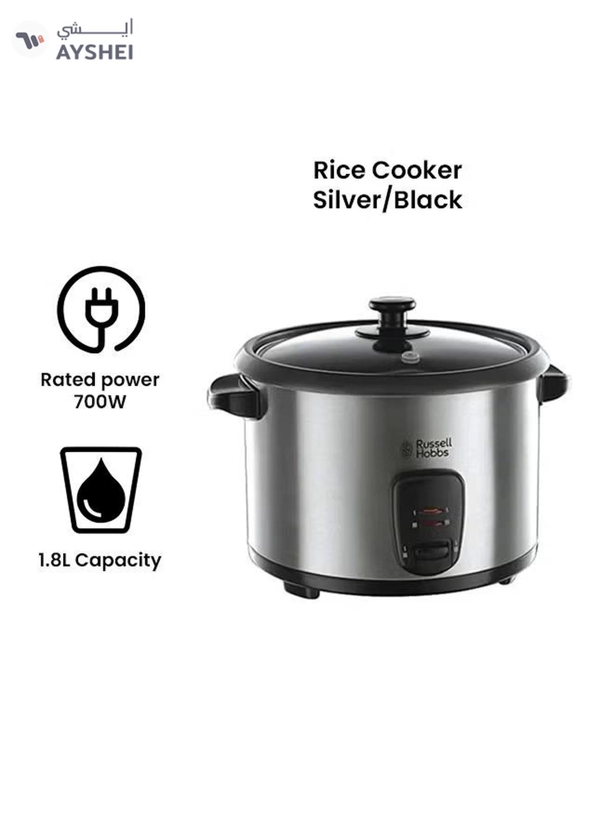 Russell Hobbs Rice Cooker And Steamer 1.8 L 700.0 W 19750-56 Silver/Black-5-5