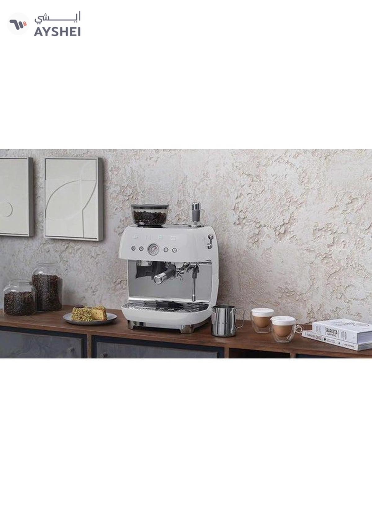 smeg ‘50’s Style’ Coffee Machine with Built in Grinder 0.25 kg 1650 W EGF03WHAU White-1-portrait