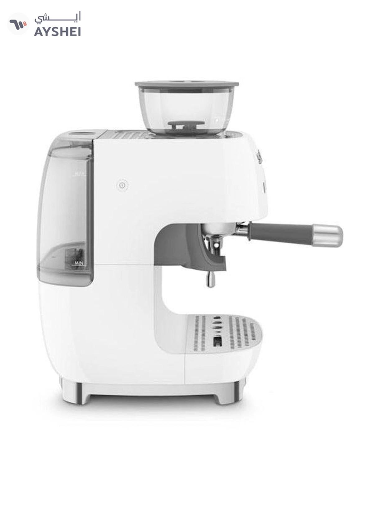 smeg ‘50’s Style’ Coffee Machine with Built in Grinder 0.25 kg 1650 W EGF03WHAU White-1-portrait