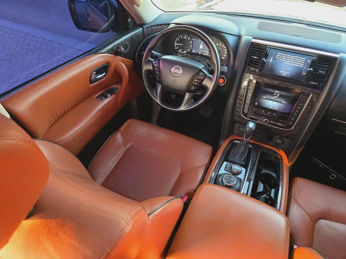 نيسان باترول LE تاتينيوم 2021 مواصفات خليجية بحالة جيدة-7-7