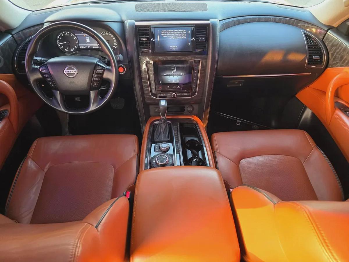 نيسان باترول LE تاتينيوم 2021 مواصفات خليجية بحالة جيدة-8-8