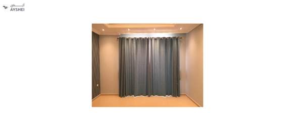 Curtain with Rod & Eyelet