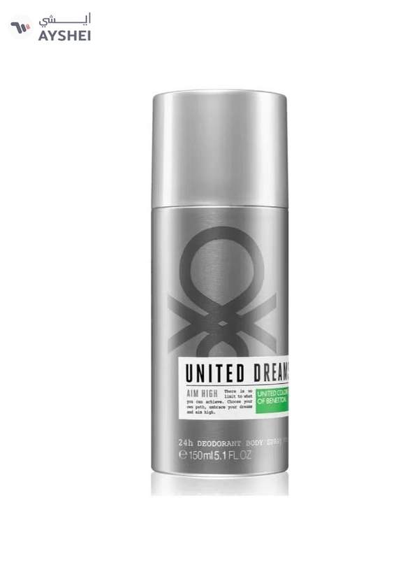 Benetton United Dreams Aim High For Men 150ml Deodorant Body Spray