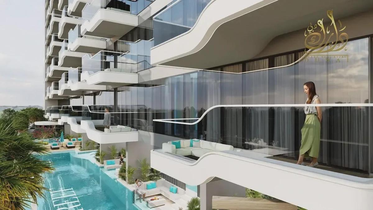 Furnished Studio | Reef 998 Dubai Land | Pool & Park Views-1-1