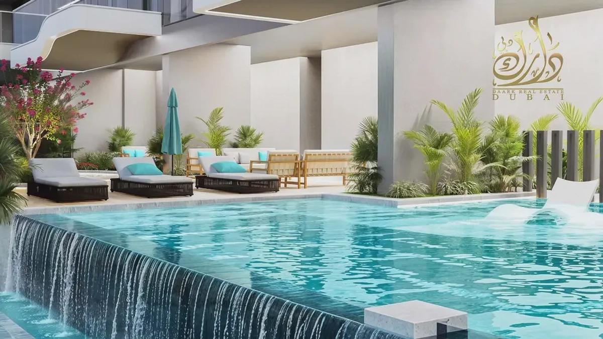 Furnished Studio | Reef 998 Dubai Land | Pool & Park Views-4-4