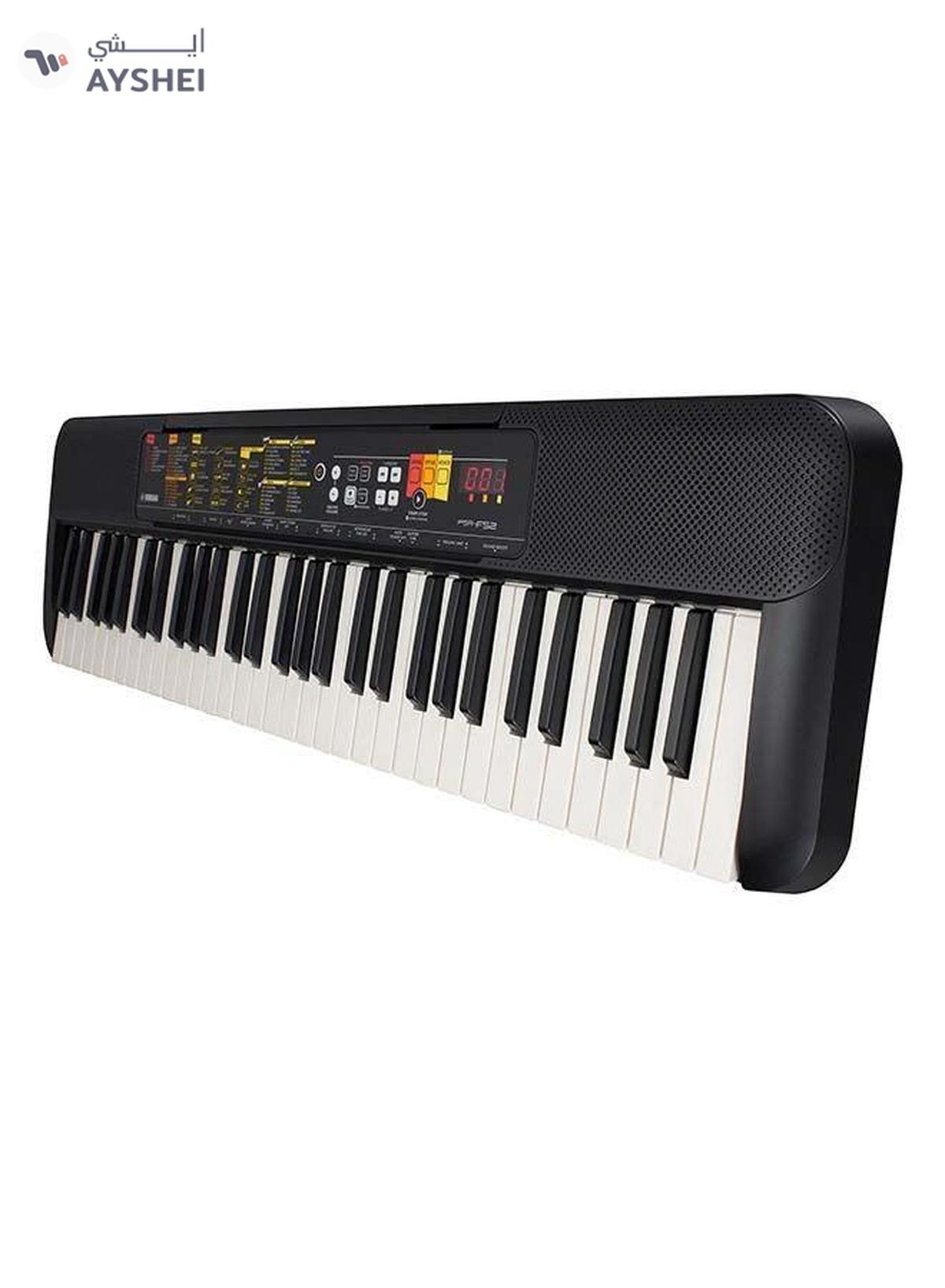 YAMAHA PSR-F52 Portable keyboard Black With PA-130 Power Adaptor-1-portrait