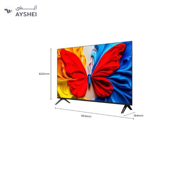 TCL 43 Inch Smart TV QLED HDR 10 Google TV, Dolby Audio, Game Mode, Multiple Eye Care with Slim Design, 60Hz, (2025 Model), 43S5K Black