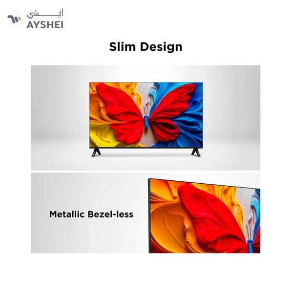 TCL 43 Inch Smart TV QLED HDR 10 Google TV, Dolby Audio, Game Mode, Multiple Eye Care with Slim Design, 60Hz, (2025 Model), 43S5K Black