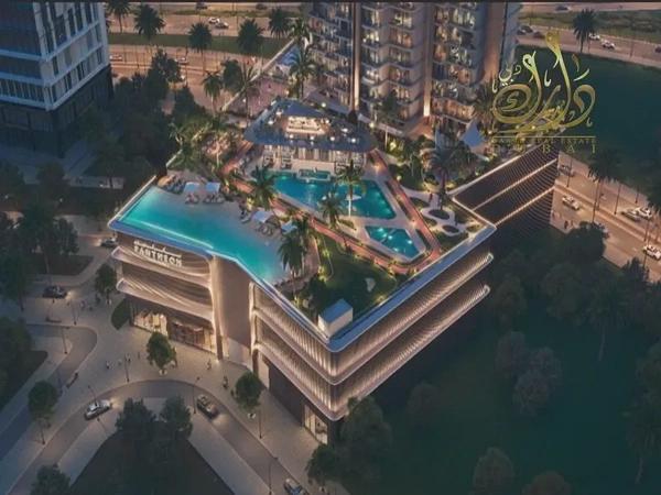 Voxa Residences JVT | Skyline & Pool Views-1 % Monthly - Fully furnished-High Floor - Lowest Price