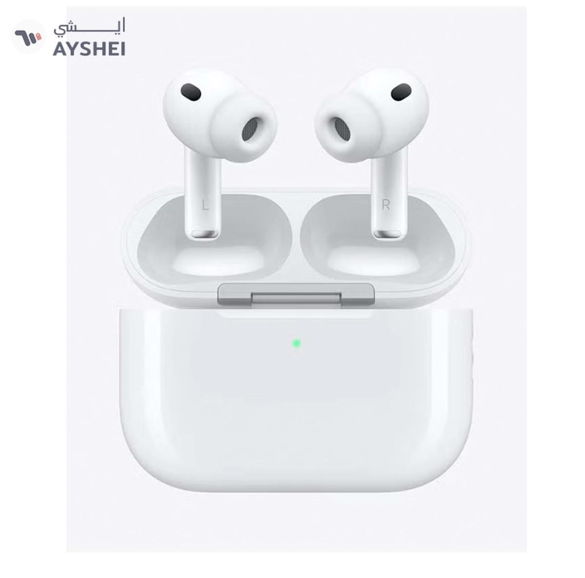 Apple AirPods Pro 3 Wireless Earbuds, Bluetooth Headphones, Active Noise Cancellation, Hearing Test, Hearing Aid,Hearing Protection features, Heart rate sensing during workouts, Live Translation, High-Fidelity Sound, H2 Chip, USB-C Charging - White-0-landscape