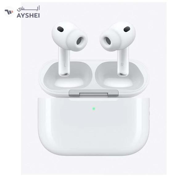 Apple AirPods Pro 3 Wireless Earbuds, Bluetooth Headphones, Active Noise Cancellation, Hearing Test, Hearing Aid,Hearing Protection features, Heart rate sensing during workouts, Live Translation, High-Fidelity Sound, H2 Chip, USB-C Charging - White