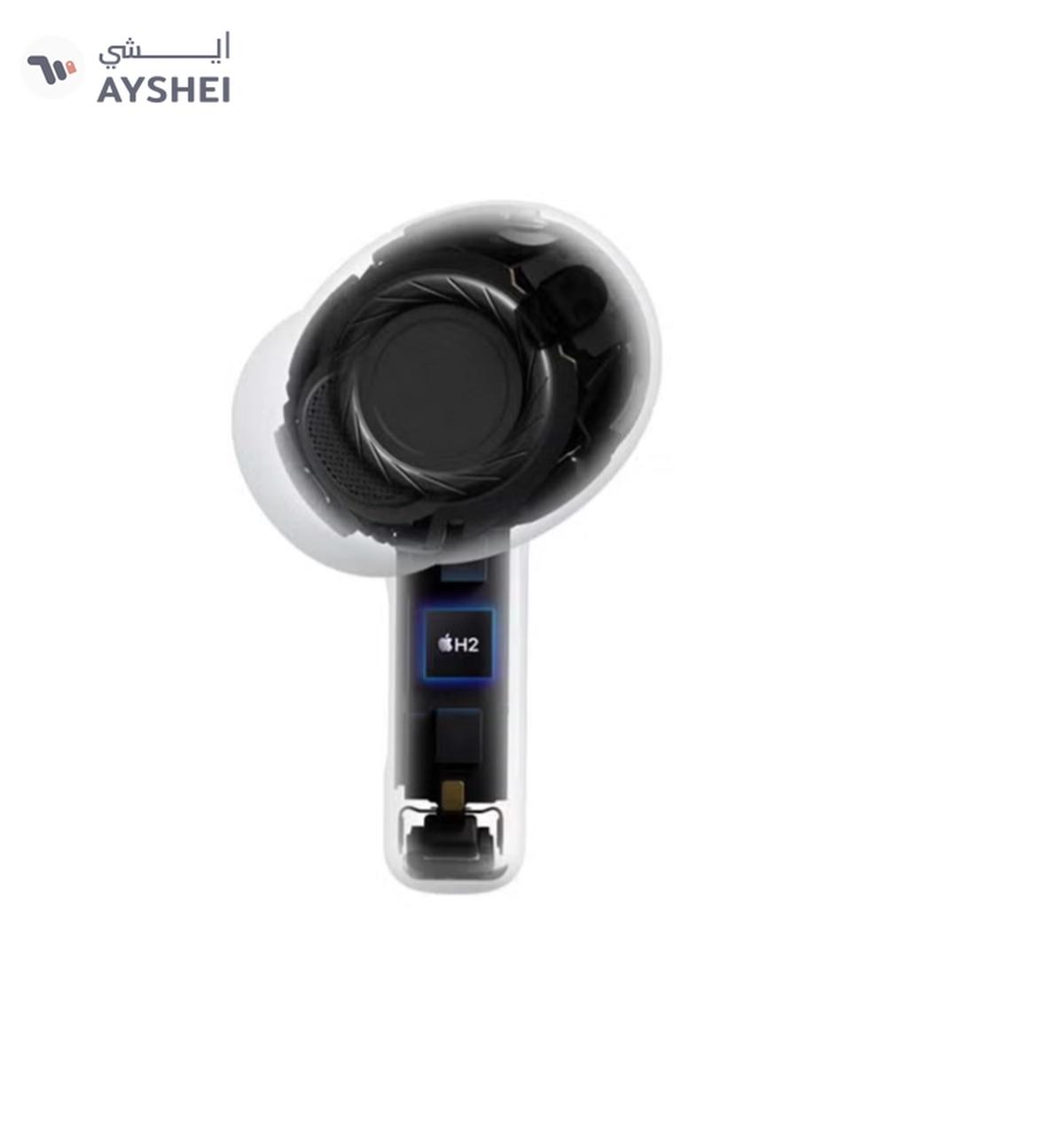 Apple AirPods Pro 3 Wireless Earbuds, Bluetooth Headphones, Active Noise Cancellation, Hearing Test, Hearing Aid,Hearing Protection features, Heart rate sensing during workouts, Live Translation, High-Fidelity Sound, H2 Chip, USB-C Charging - White-4-4