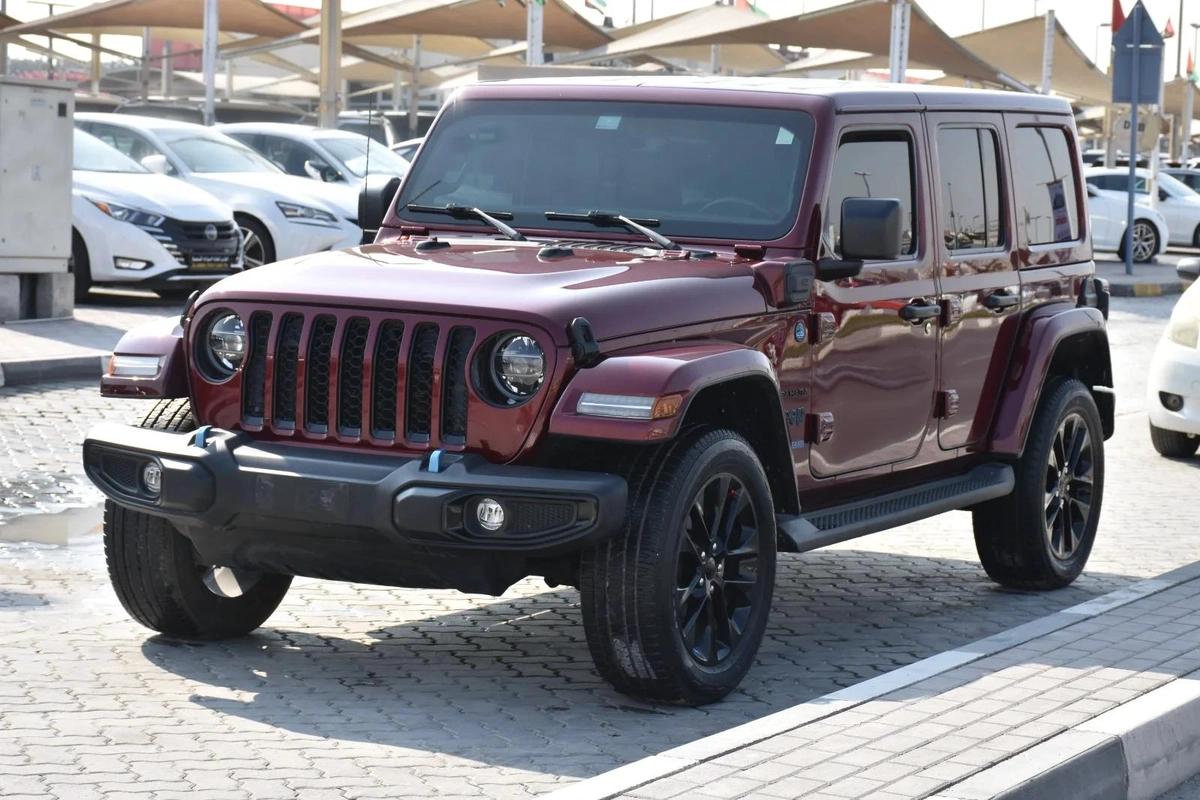 JEEP WRANGLER SAHARA 4XE 2021 | RED-0-0