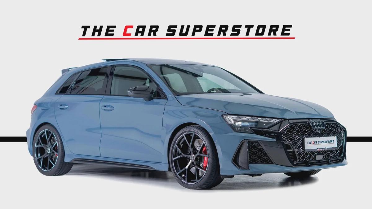 Audi RS3 Sportback-Al Nabooda warranty Service Contract-Carbon RS Bucket Seats-Special Color-1-1