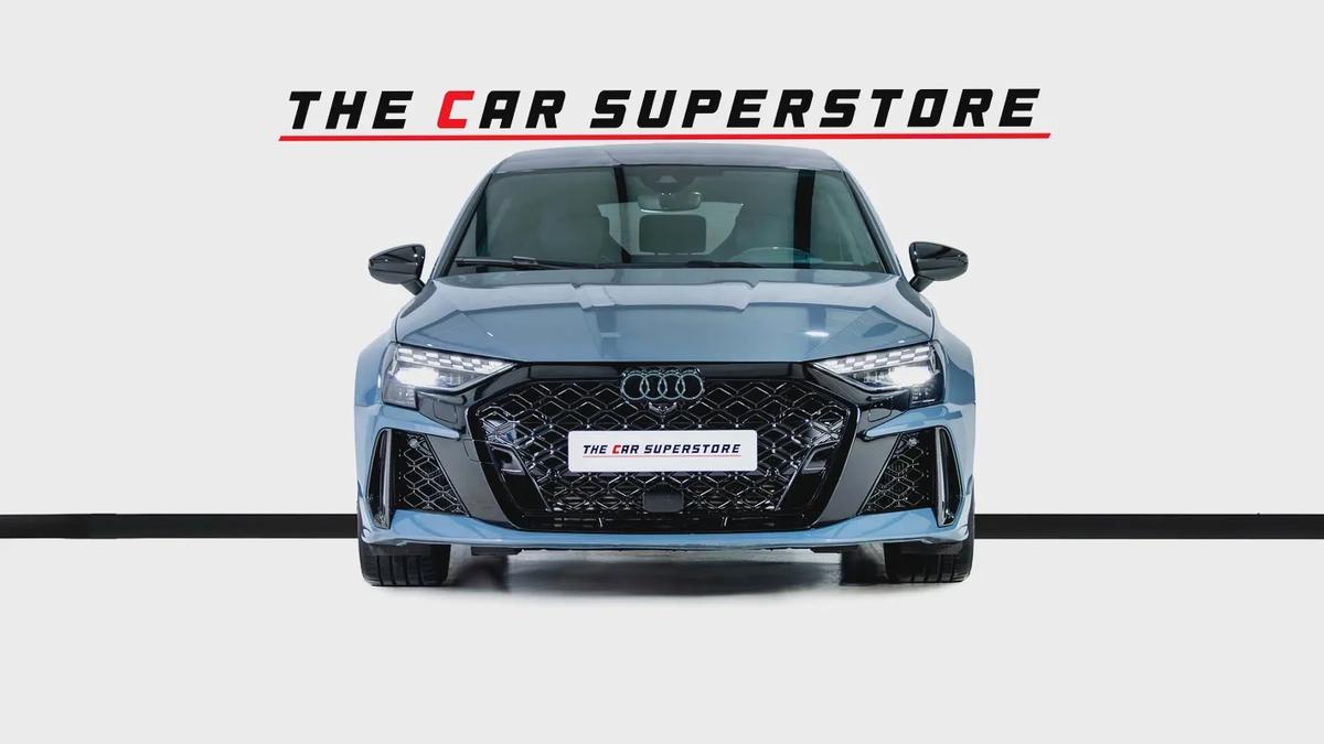 Audi RS3 Sportback-Al Nabooda warranty Service Contract-Carbon RS Bucket Seats-Special Color-2-2