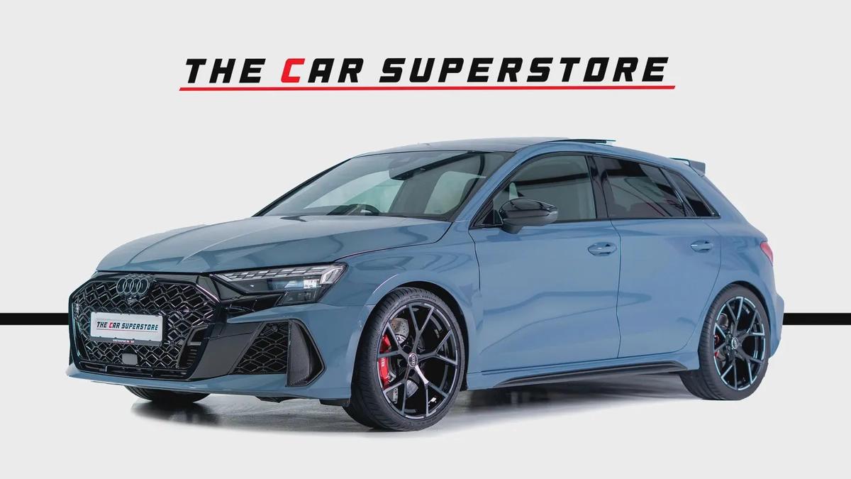 Audi RS3 Sportback-Al Nabooda warranty Service Contract-Carbon RS Bucket Seats-Special Color-3-3