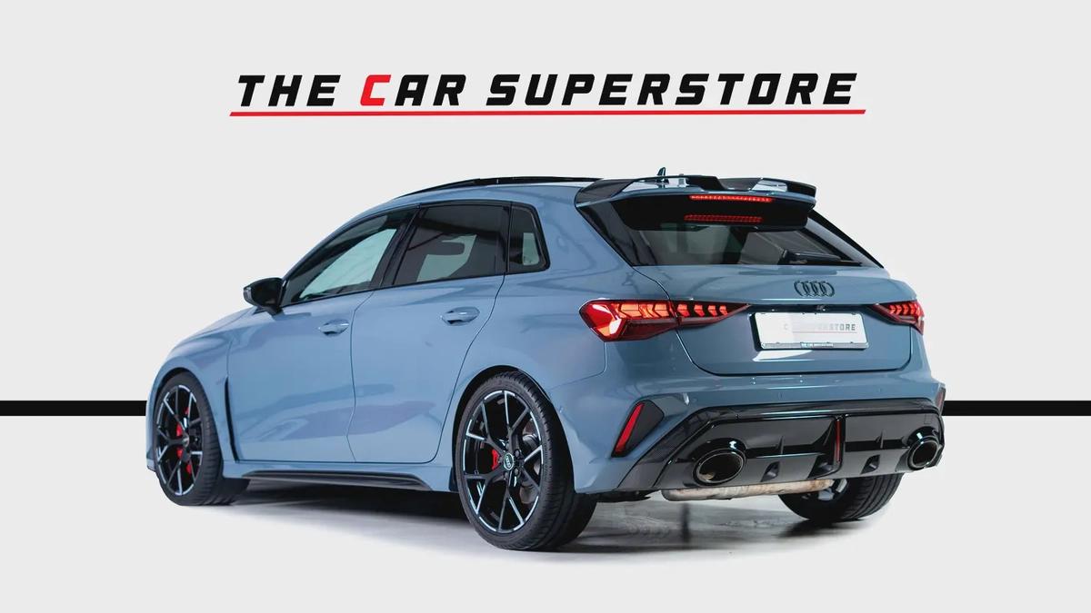 Audi RS3 Sportback-Al Nabooda warranty Service Contract-Carbon RS Bucket Seats-Special Color-5-5