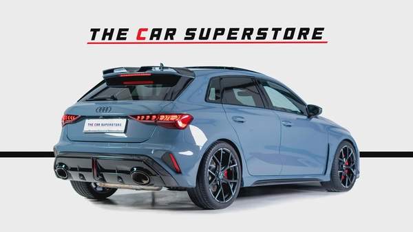 Audi RS3 Sportback-Al Nabooda warranty Service Contract-Carbon RS Bucket Seats-Special Color