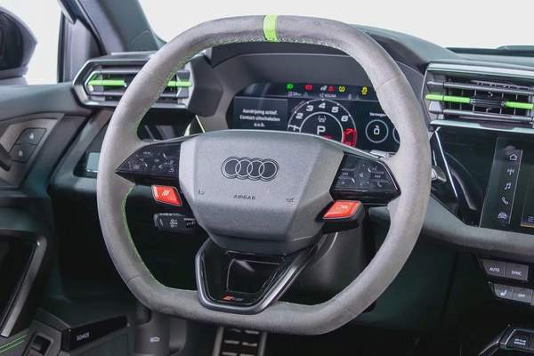 Audi RS3 Sportback-Al Nabooda warranty Service Contract-Carbon RS Bucket Seats-Special Color