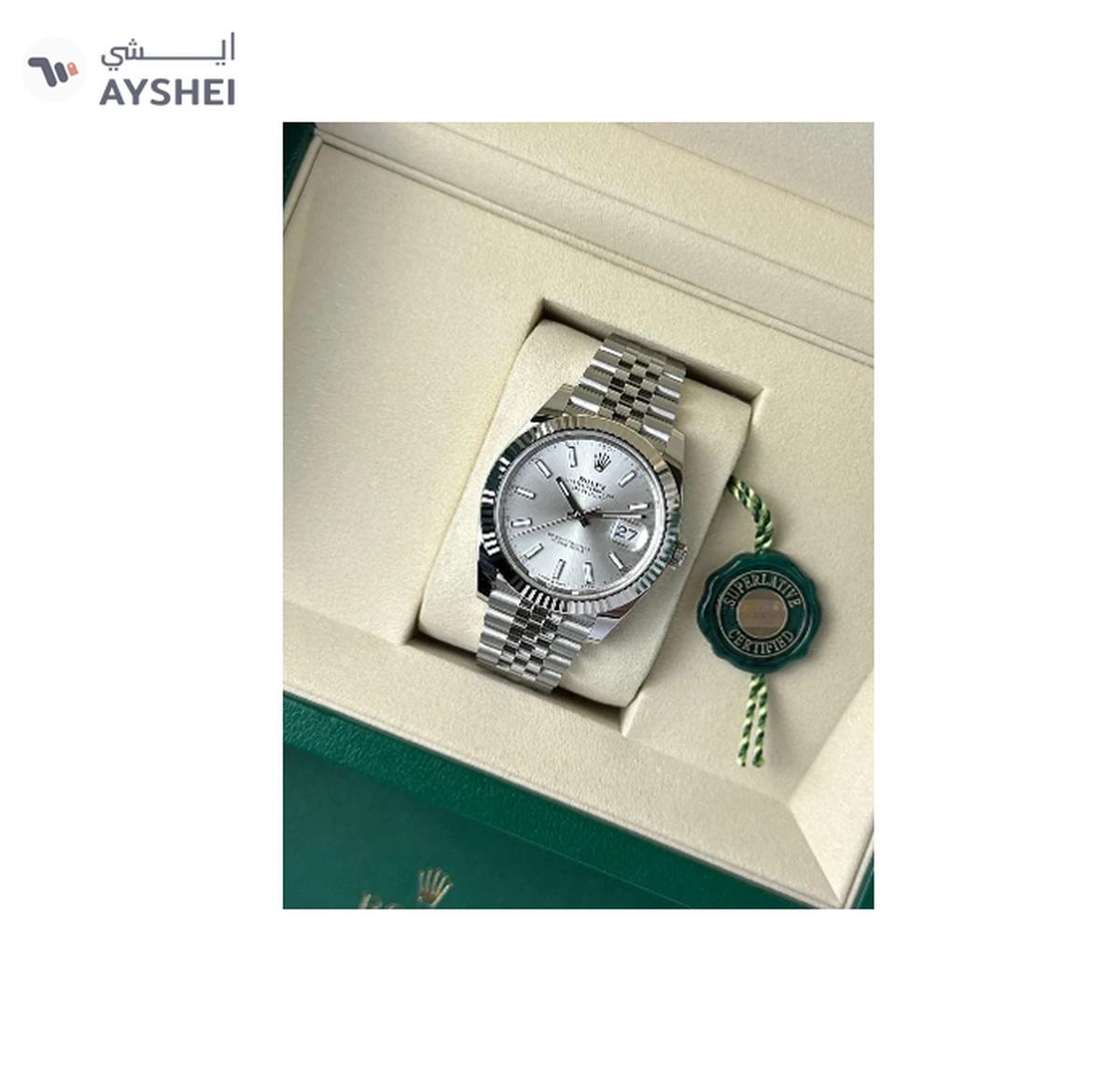 Rolex Datejust 41mm Steel & White Gold Silver Dial-1-landscape